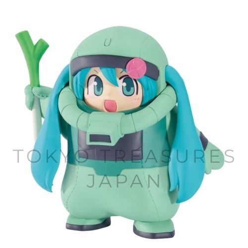 Gundam 45th Anniversary x Hatsune Miku Figure Zaku Gurumi [Hatsune Miku Ver.]