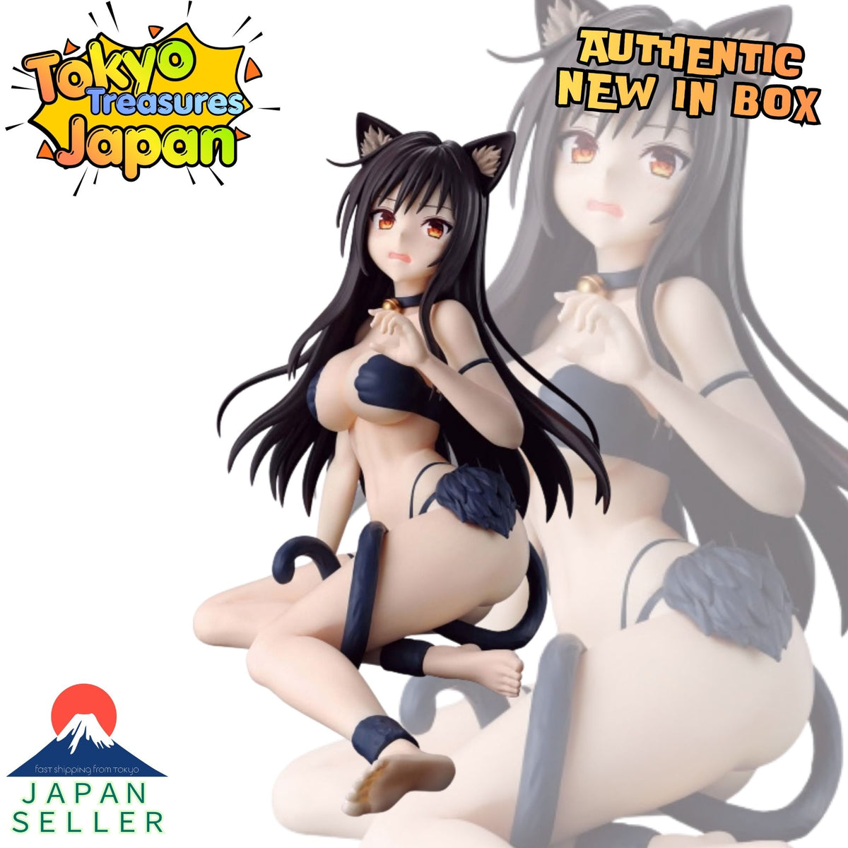 To Love Ru Darkness: Nyaruzu Collection - Yui Kotegawa Figure Authentic Japanese