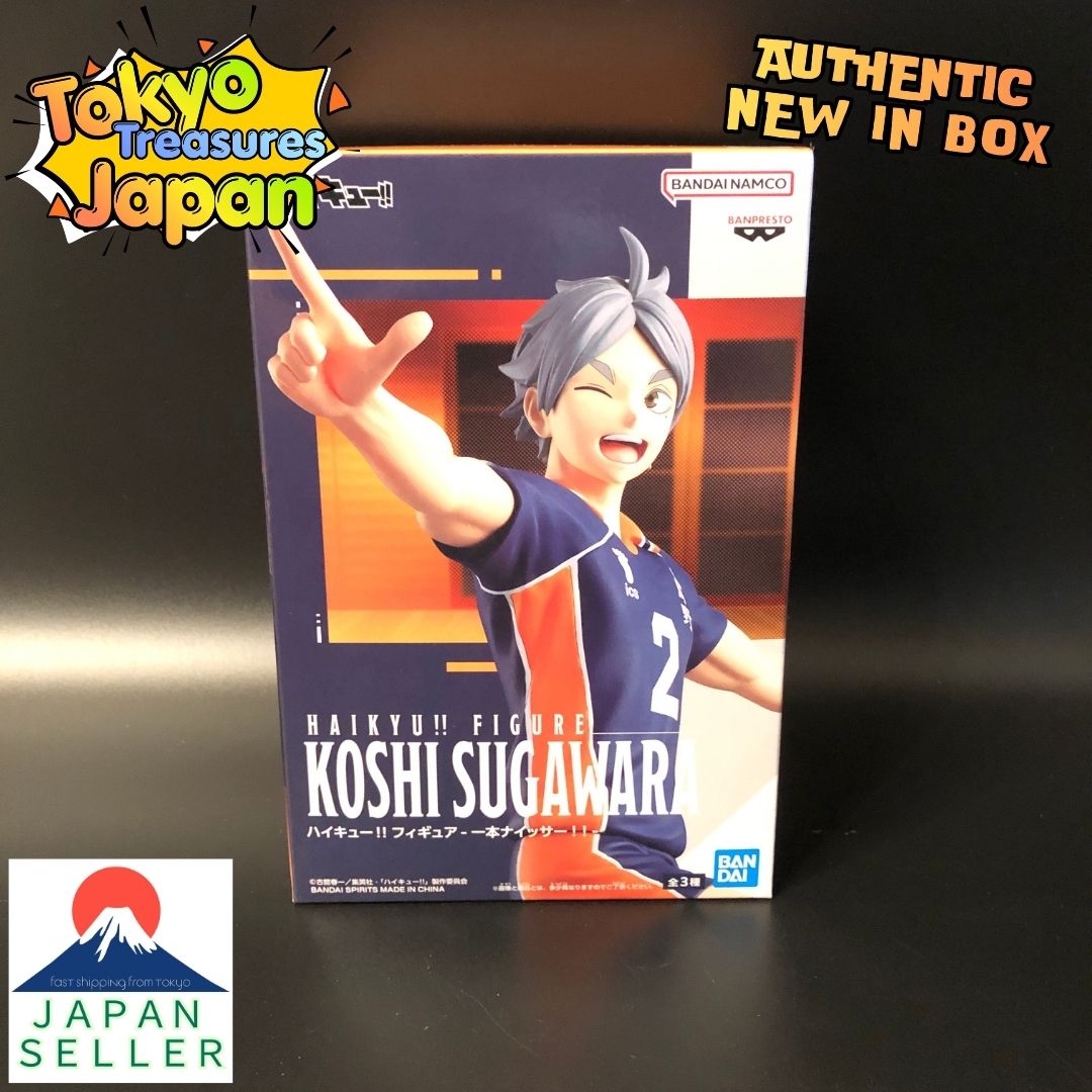 Haikyu!! Figure Ippon Nice! ! Koushi Sugawara Authentic Japanese Banpresto