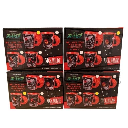 Zootopia WE LOVE YOU! -Nick Wilde- Tail Mug 4-Piece Complete Set