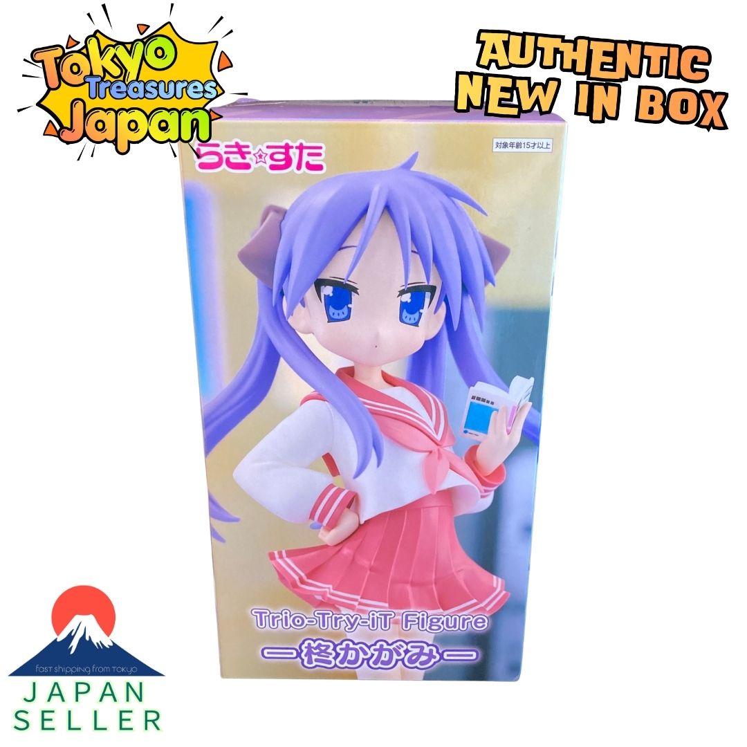 "Lucky Star" Trio-Try-iT Figure - Kagami Hiiragi -Authentic Japan Anime FuRyu