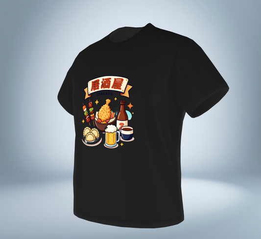 Japanese Izakaya Collection - T-Shirt（Black）Original Tokyo Treasures Japan