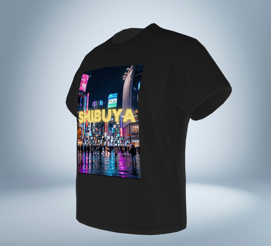 Tokyo Neon City Graphic T-Shirt Ver.4 Shibuya Original Tokyo Treasures Japan
