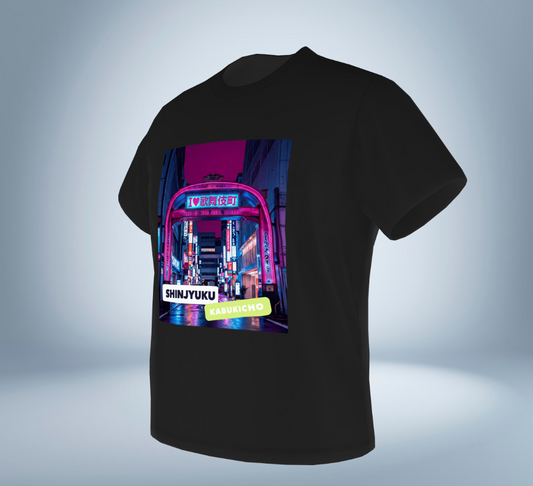 Tokyo Nights - I Love Kabukicho T-Shirt（Black）Tokyo Treasures Japan