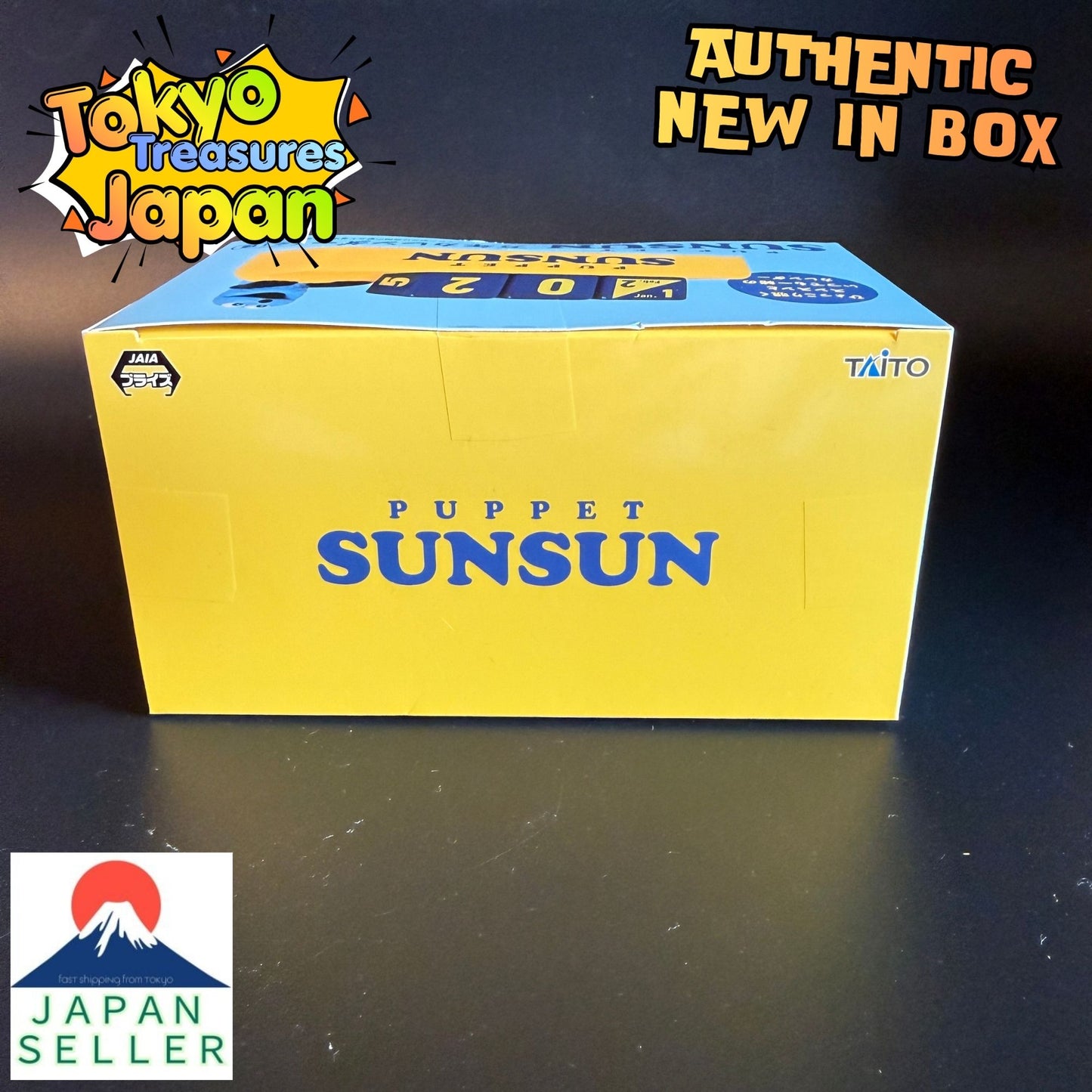Puppet Sun-Sun Perpetual Calendar Authentic Japan Anime Taito