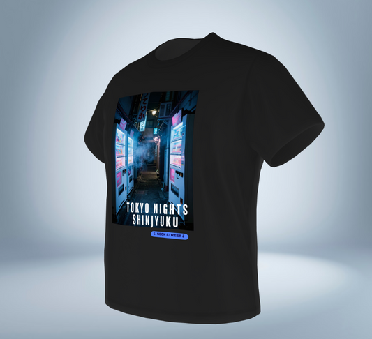 Tokyo Nights - Shinjyuku Back Alley T-Shirt（Black）Tokyo Treasures Japan