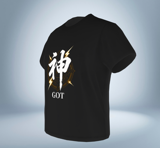 KANJI Collection – 神 - GOT - T-Shirt（Black）Original Tokyo Treasures Japan