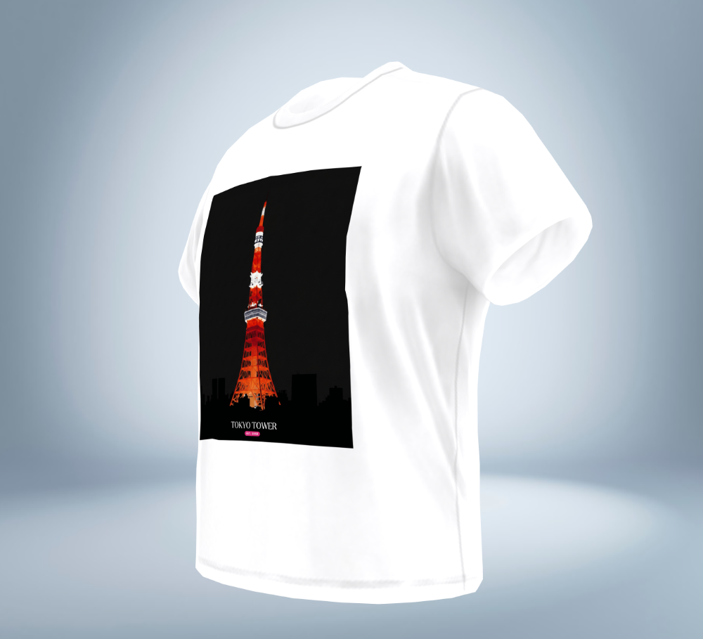 Tokyo Memories Graphic T-Shirt（White）Original Tokyo Treasures Japan