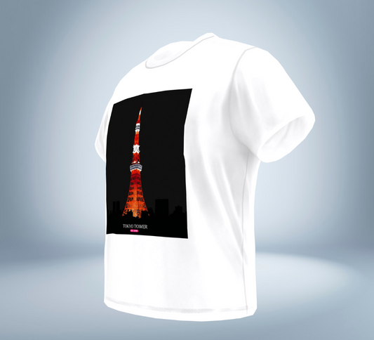 Tokyo Memories Graphic T-Shirt（White）Original Tokyo Treasures Japan