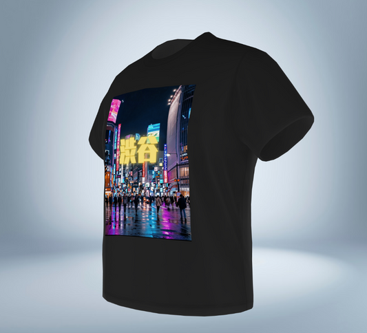 Tokyo Neon City Graphic T-Shirt Ver.3 Shibuya Original Tokyo Treasures Japan
