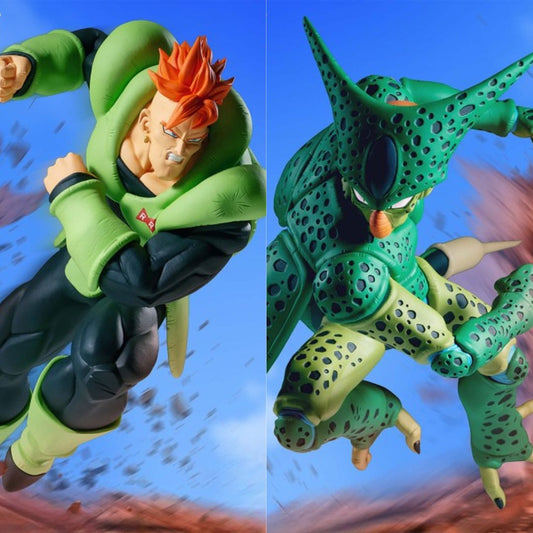 Dragon Ball Z MATCH MAKERS: Android 16 (VS Cell) – 2-Figure Set Banpresto