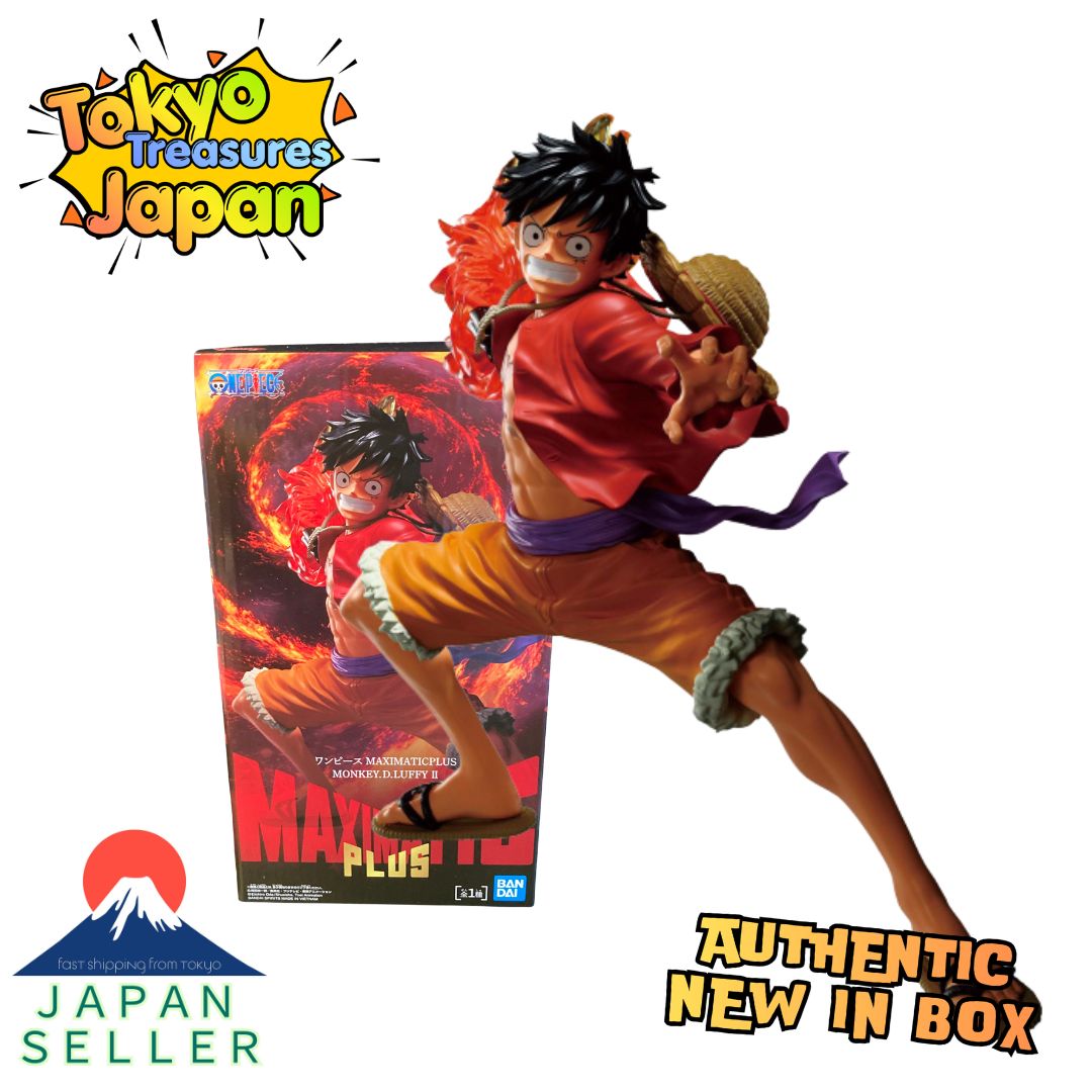 One Piece MAXIMATIC PLUS MONKEY.D.LUFFY II Authentic Japan Banpresto