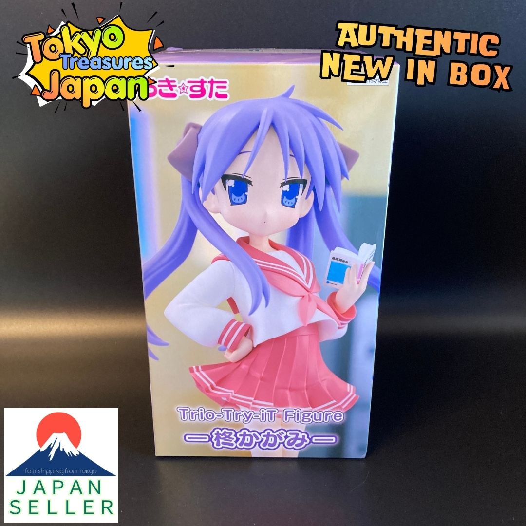 "Lucky Star" Trio-Try-iT Figure - Kagami Hiiragi -Authentic Japan Anime FuRyu