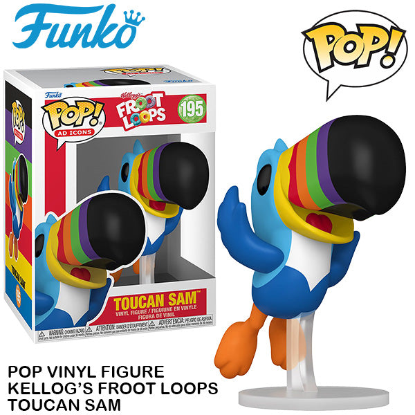★アメリカ直輸入★POP! AD ICONS VINYL FIGURE Kellogg's FROOT LOOPS TOUCAN SAM 【FUNKO】