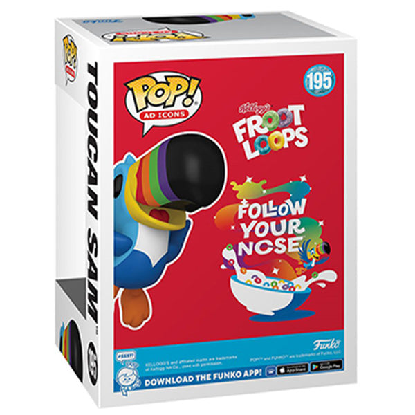 ★アメリカ直輸入★POP! AD ICONS VINYL FIGURE Kellogg's FROOT LOOPS TOUCAN SAM 【FUNKO】