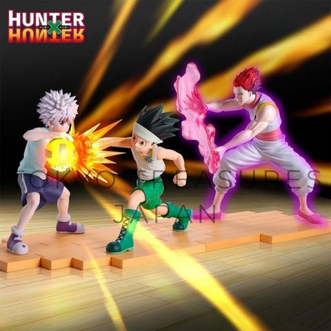 HUNTER×HUNTER Figures-Gon, Killua, Hisoka-G.I. Arc [Set of 3] Authentic Japan Banpresto