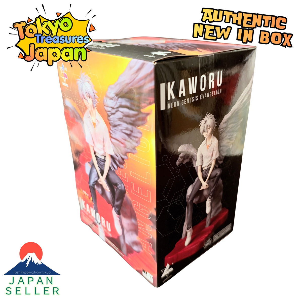 Neon Genesis Evangelion Luminasta Kaworu Figure Authentic Japanese Sega