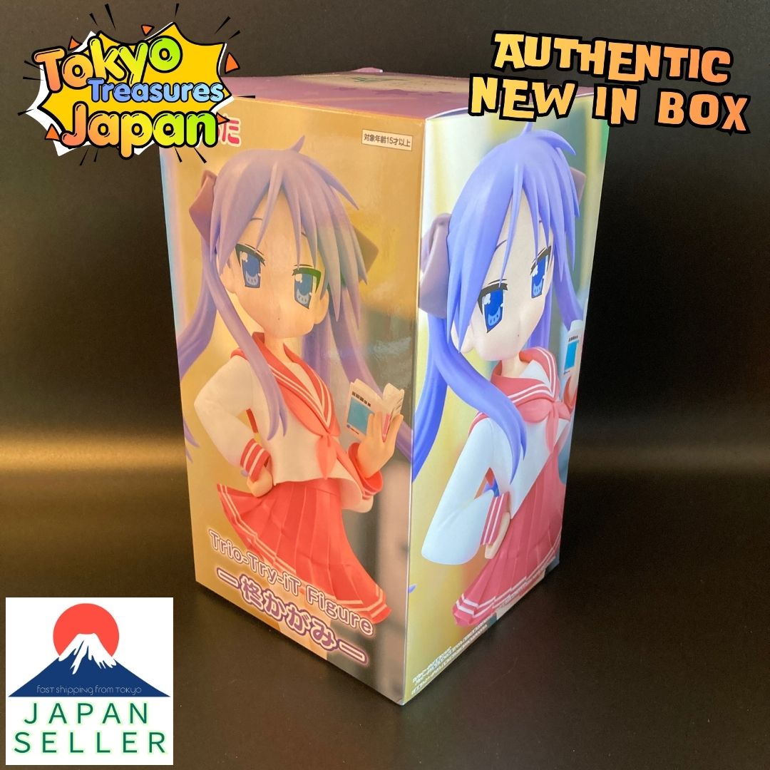 "Lucky Star" Trio-Try-iT Figure - Kagami Hiiragi -Authentic Japan Anime FuRyu