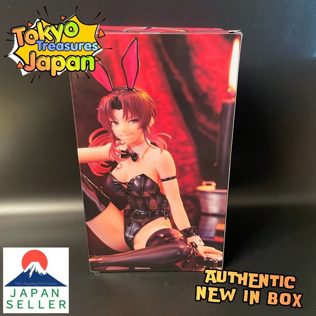 BLACK LAGOON One-Seventh Carat Figure: Revy (Bunny Ver.) Authentic Japanese