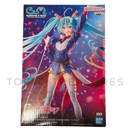 Gundam 45th Anniversary x Hatsune Miku EVOLVE GUNDAM Collaboration Figure