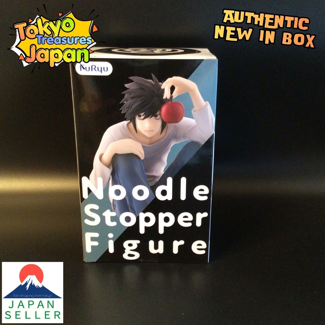 "DEATH NOTE" Noodle Stopper Figure - L -Authentic Japan Anime FuRyu