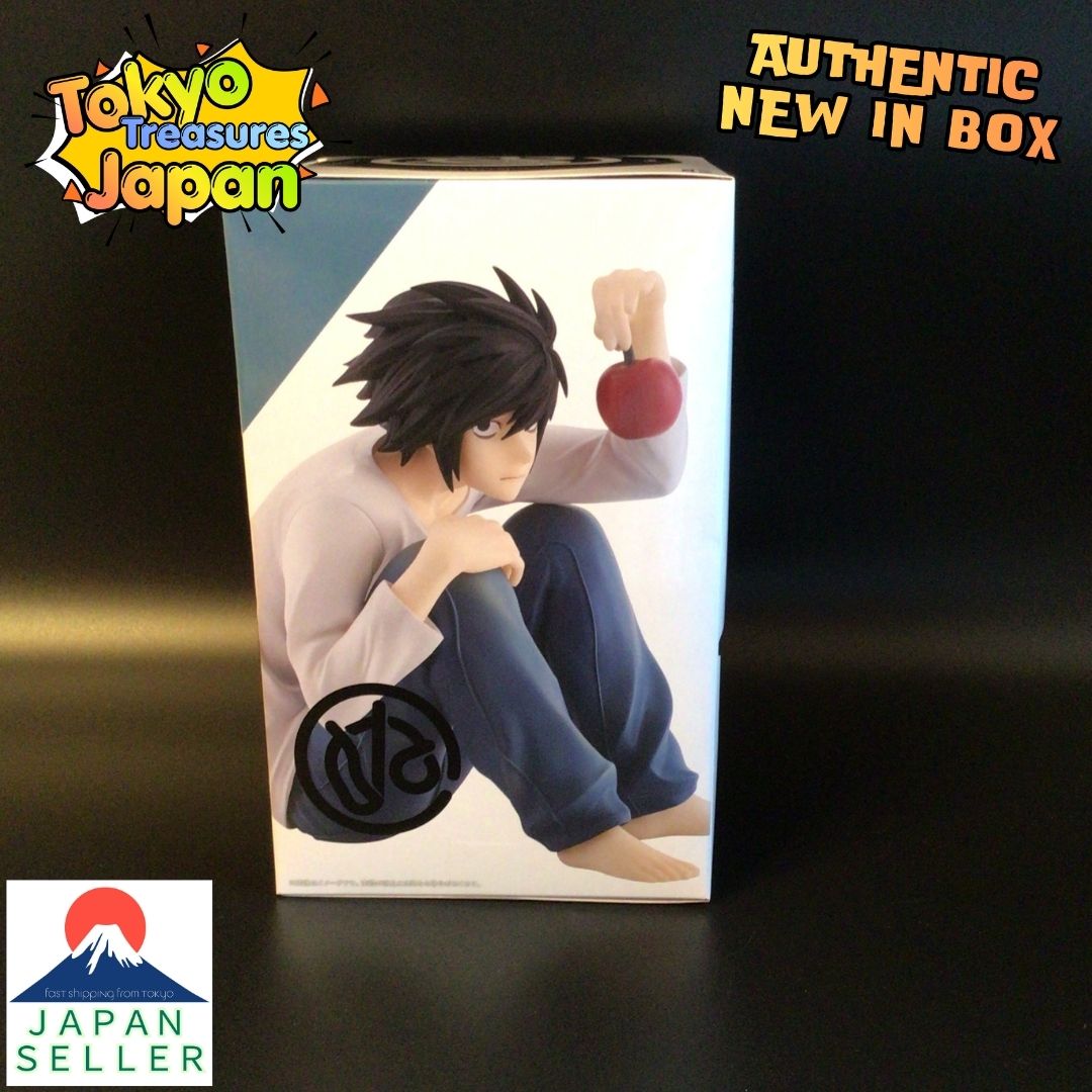 "DEATH NOTE" Noodle Stopper Figure - L -Authentic Japan Anime FuRyu
