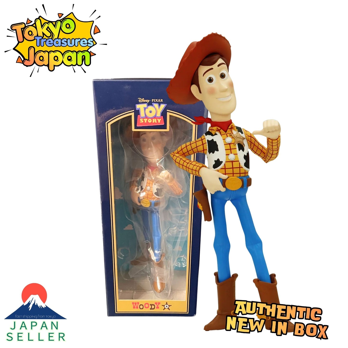 Toy Story Package Figure Collection: Woody Disney Authentic