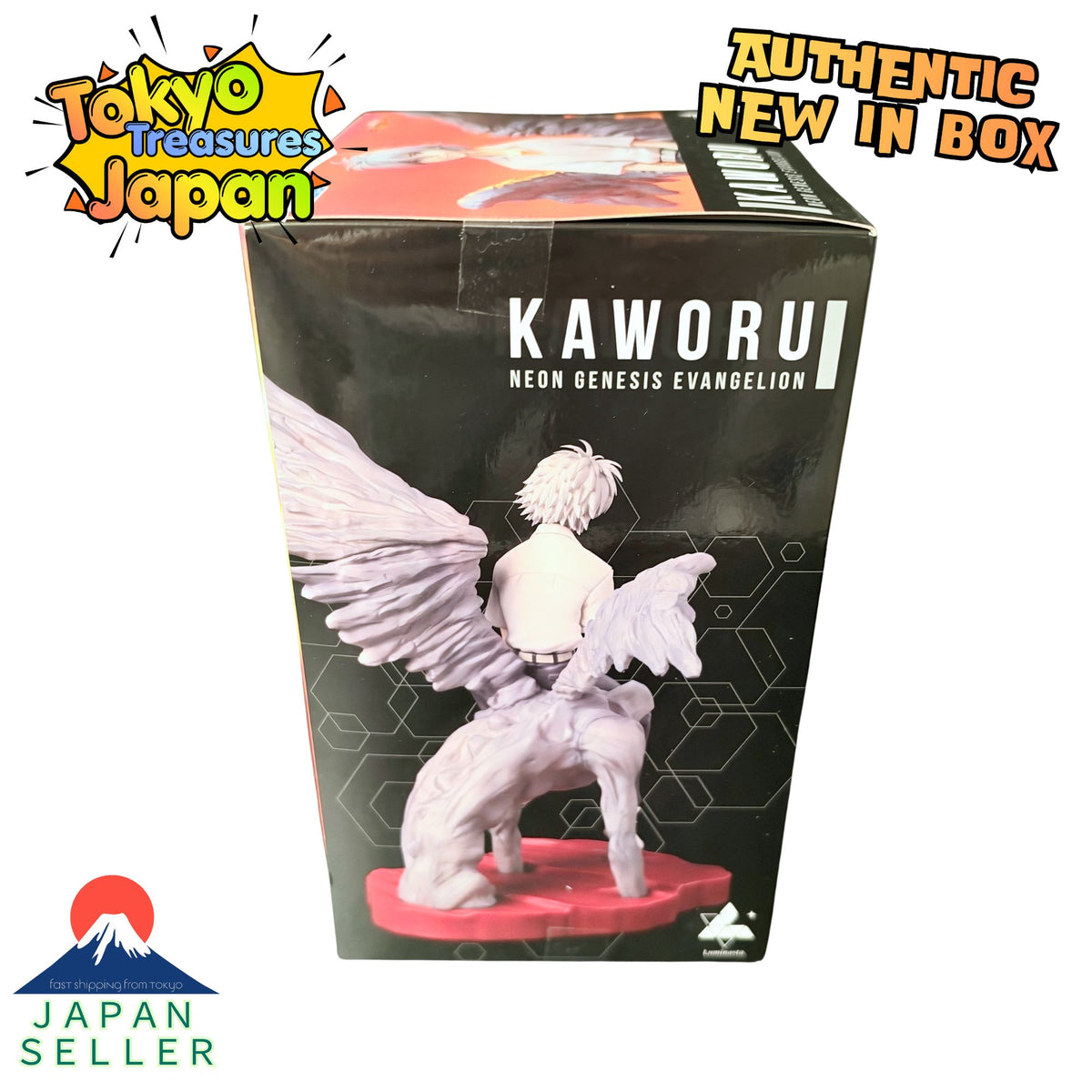 Neon Genesis Evangelion Luminasta Kaworu Figure Authentic Japanese Sega