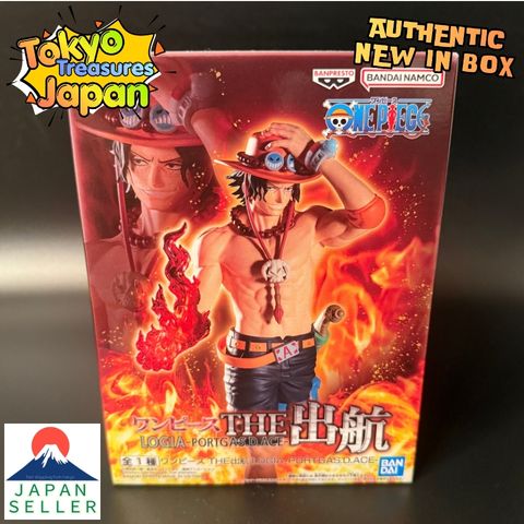 One Piece THE Departure LOGIA -PORTGAS.D.ACE-Authentic Japan Banpresto