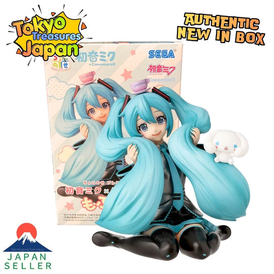 Hatsune Miku x Cinnamoroll Chokonose Premium Figure - Fluffy Ver. Authentic