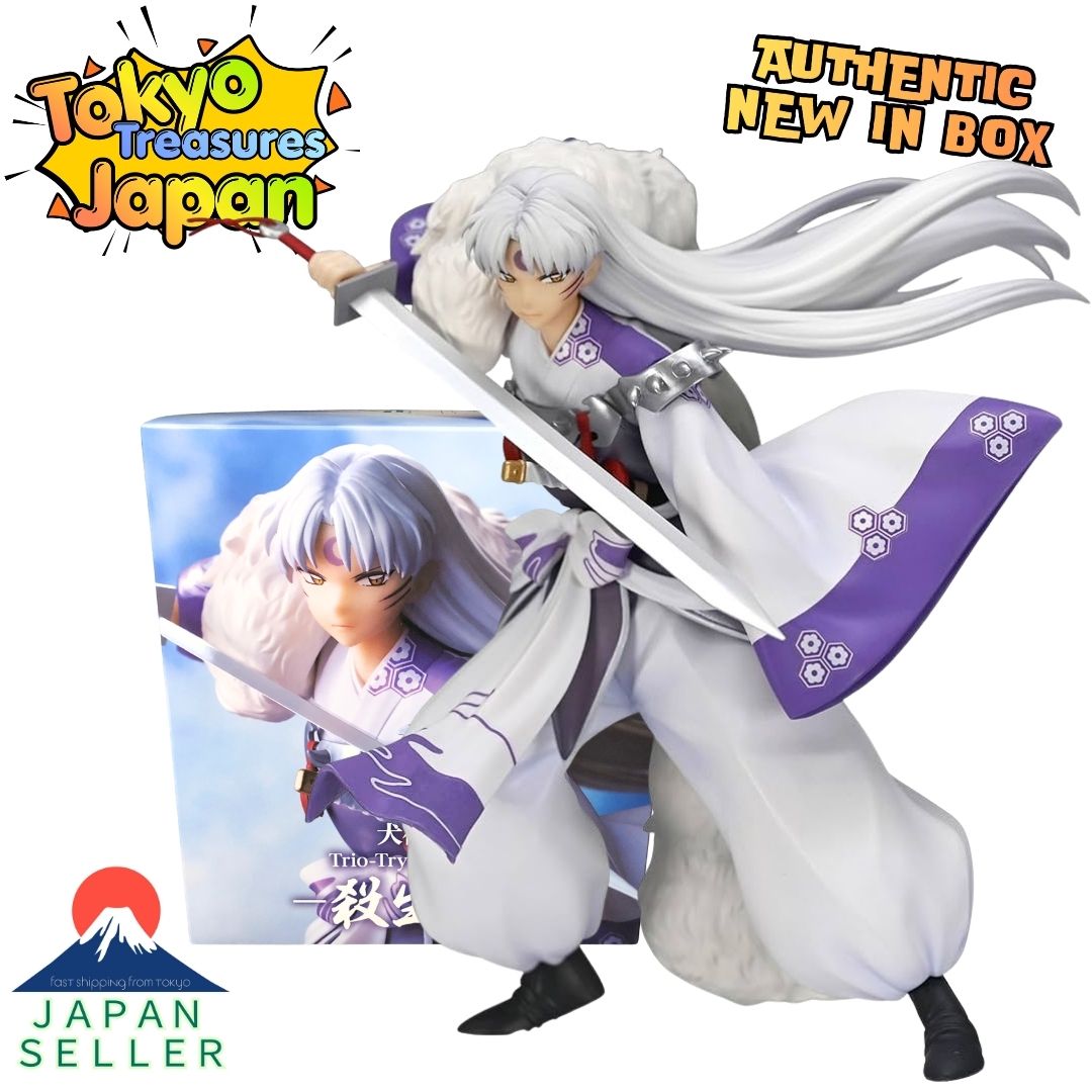 Inuyasha Trio Try iT Figure: Sesshomaru Authentic Japanese FuRyu