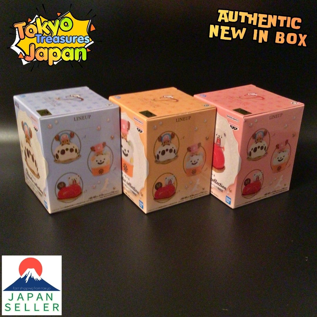 One Piece Paldolce Collection Chopper, Bepo, and the Heart Pirates 3-Piece Set