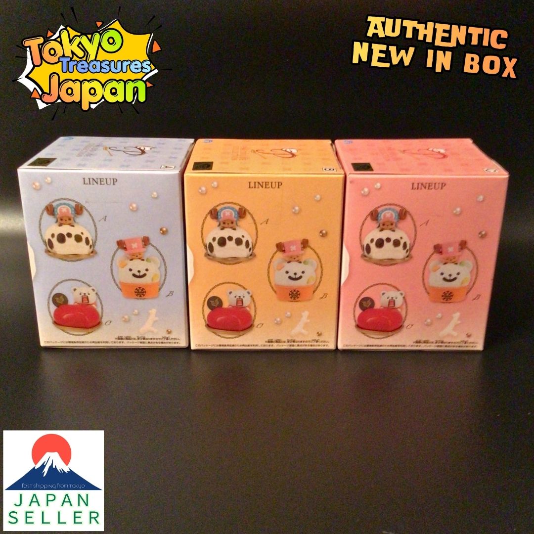 One Piece Paldolce Collection Chopper, Bepo, and the Heart Pirates 3-Piece Set