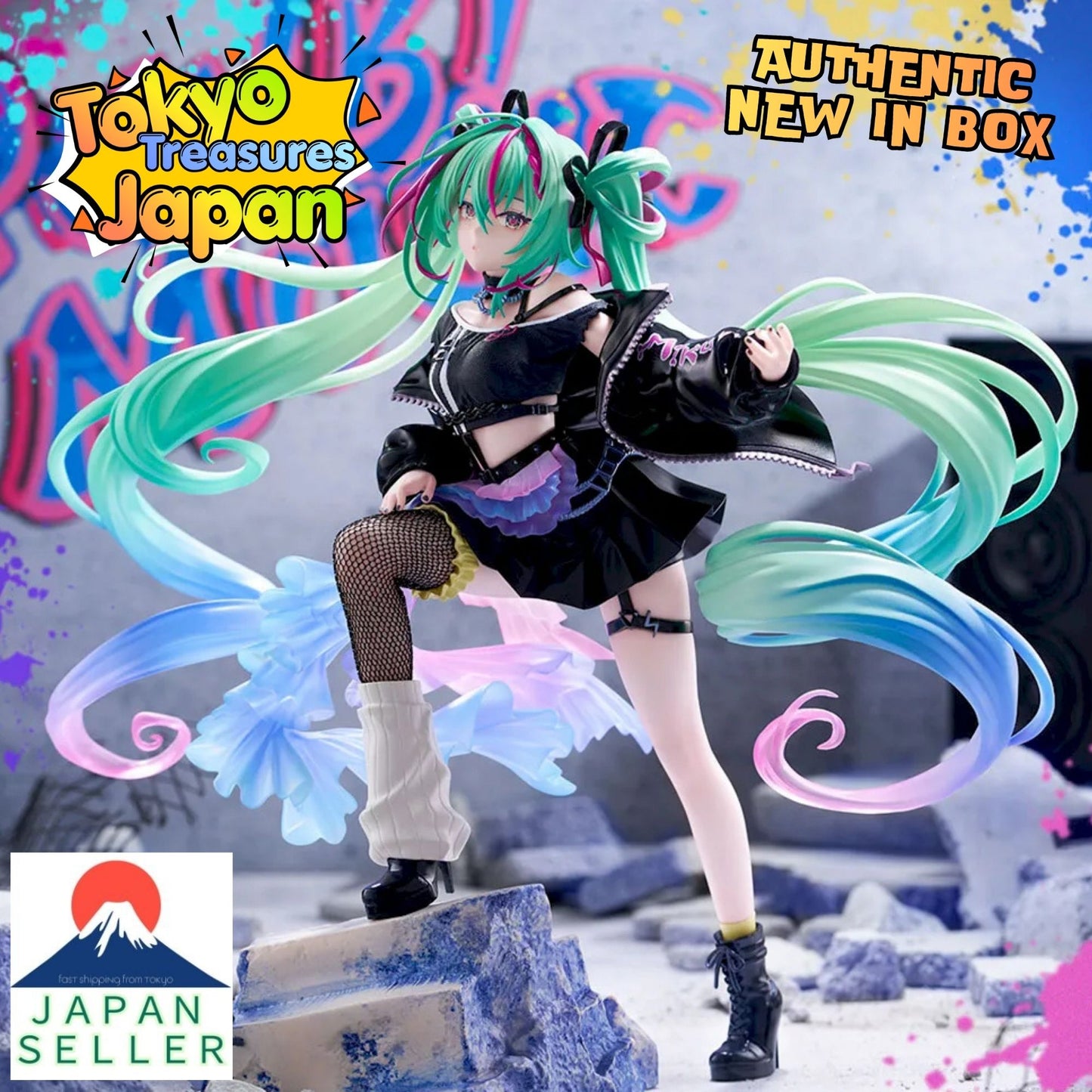 Hatsune Miku Series FIGURIZMα “Hatsune Miku”-Punk!-Authentic Japan