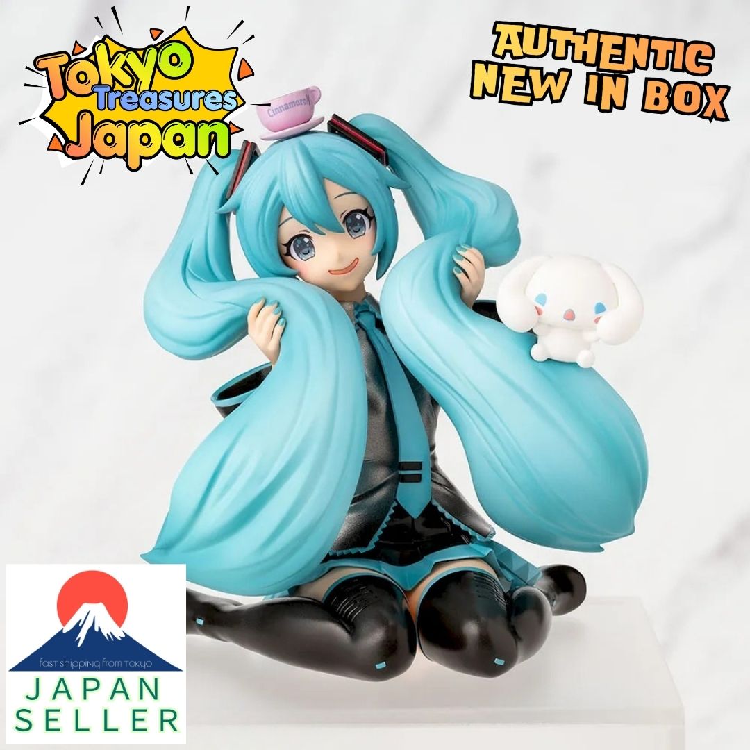 Hatsune Miku x Cinnamoroll Chokonose Premium Figure - Fluffy Ver. Authentic