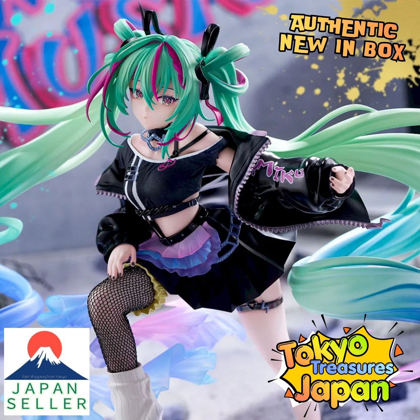 Hatsune Miku Series FIGURIZMα “Hatsune Miku”-Punk!-Authentic Japan