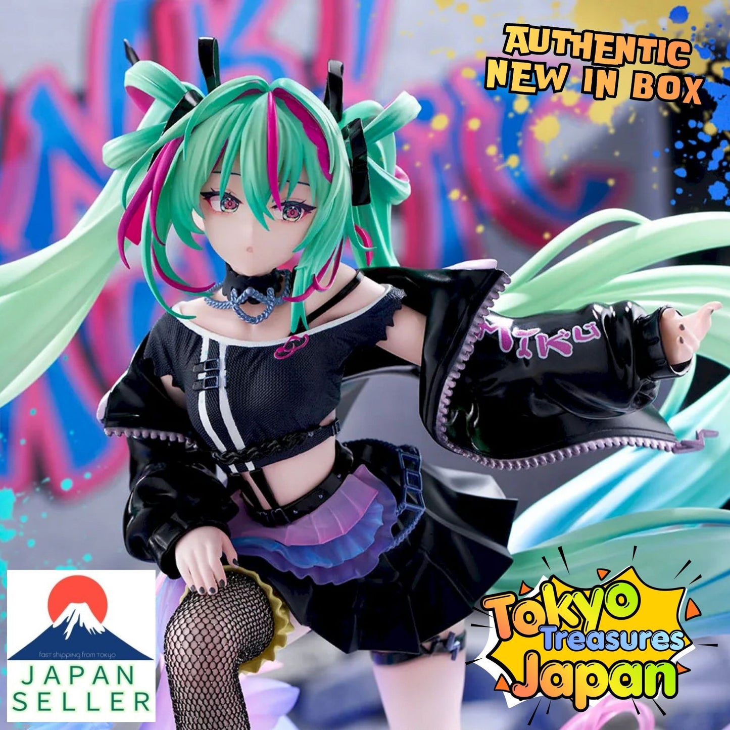 Hatsune Miku Series FIGURIZMα “Hatsune Miku”-Punk!-Authentic Japan