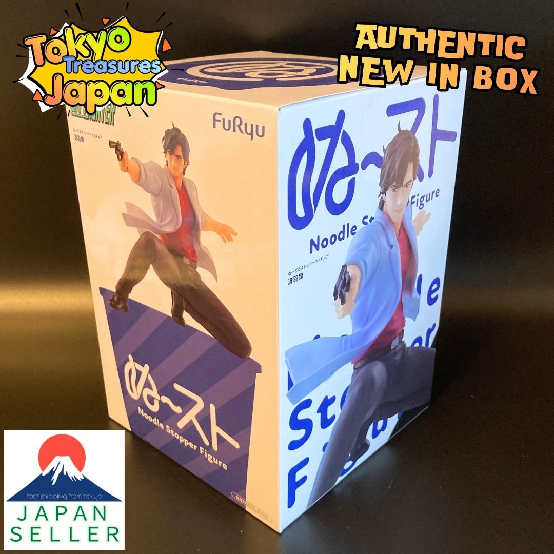 City Hunter Noodle Stopper Figure -Ryo Saeba- Authentic Japan Anime