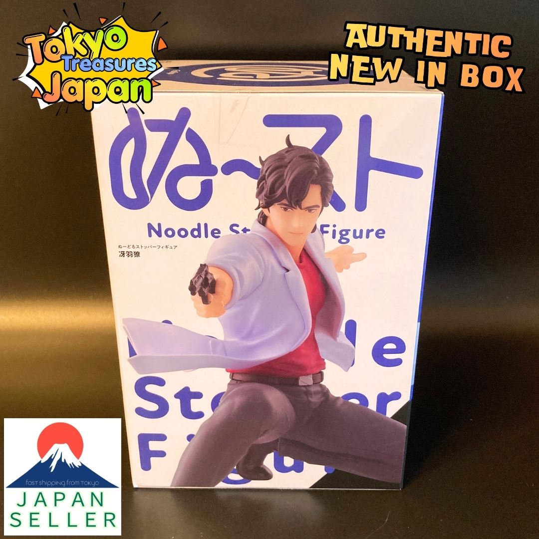 City Hunter Noodle Stopper Figure -Ryo Saeba- Authentic Japan Anime