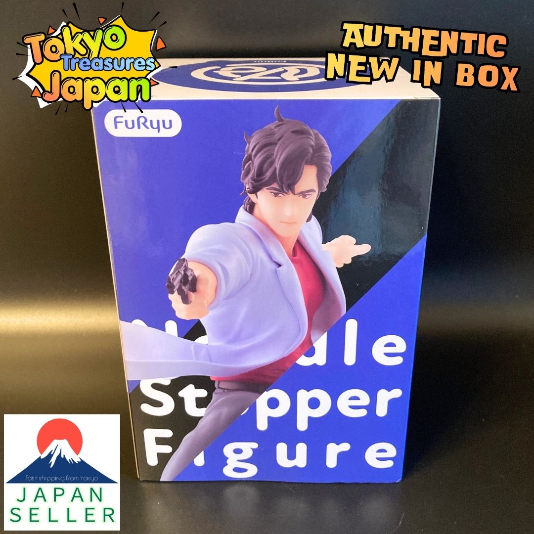 City Hunter Noodle Stopper Figure -Ryo Saeba- Authentic Japan Anime