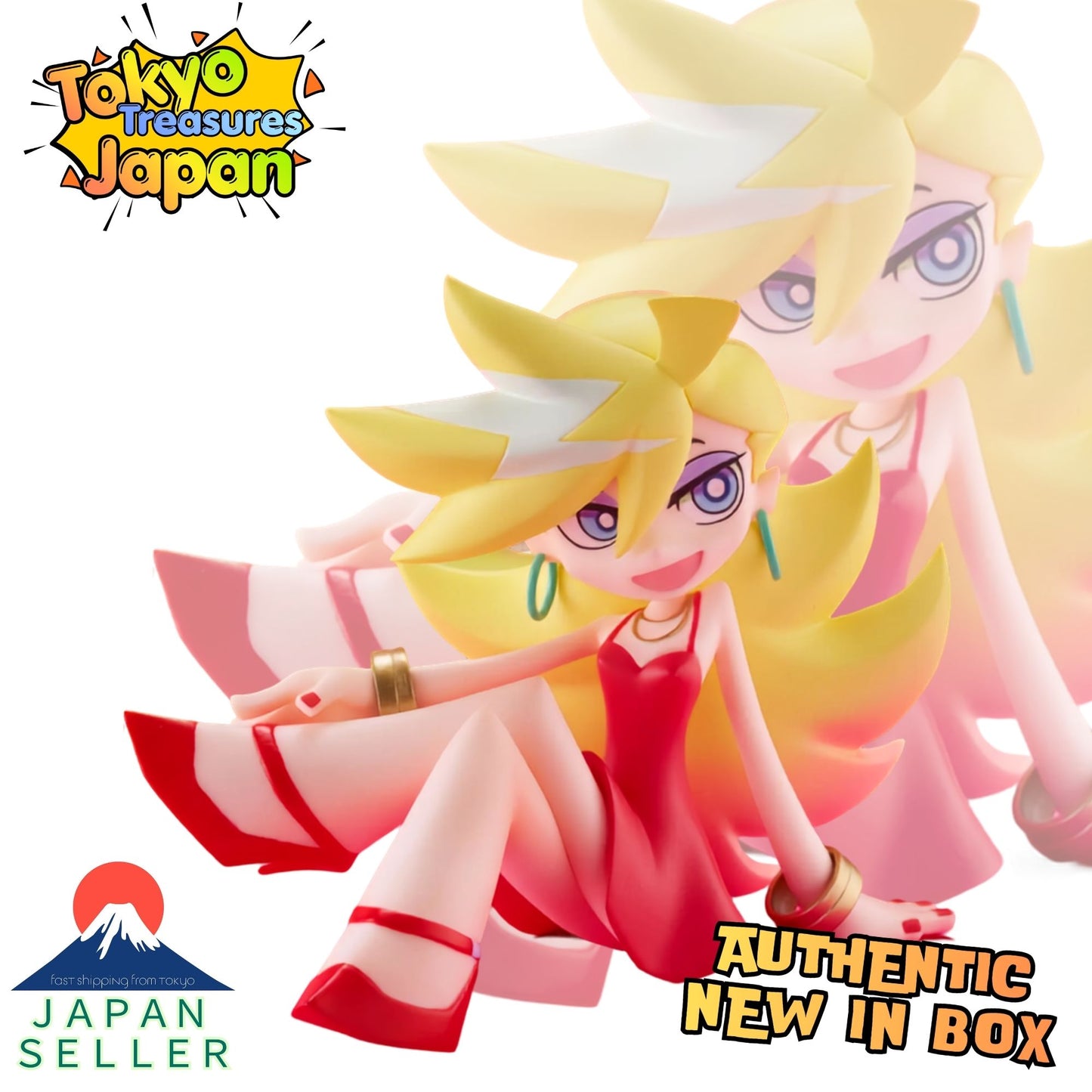 New PANTY & STOCKING with GARTERBELT Noodle Stopper Figure: Panty Authentic