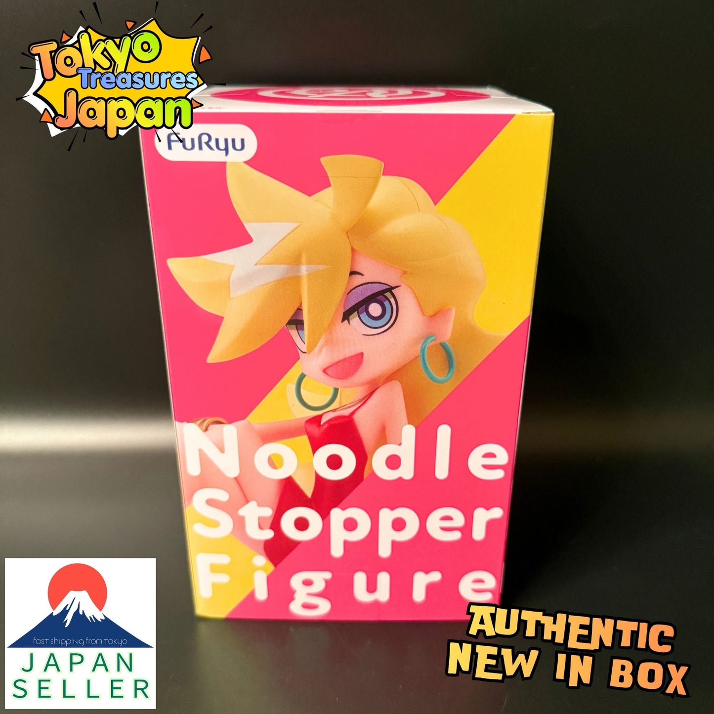 New PANTY & STOCKING with GARTERBELT Noodle Stopper Figure: Panty Authentic