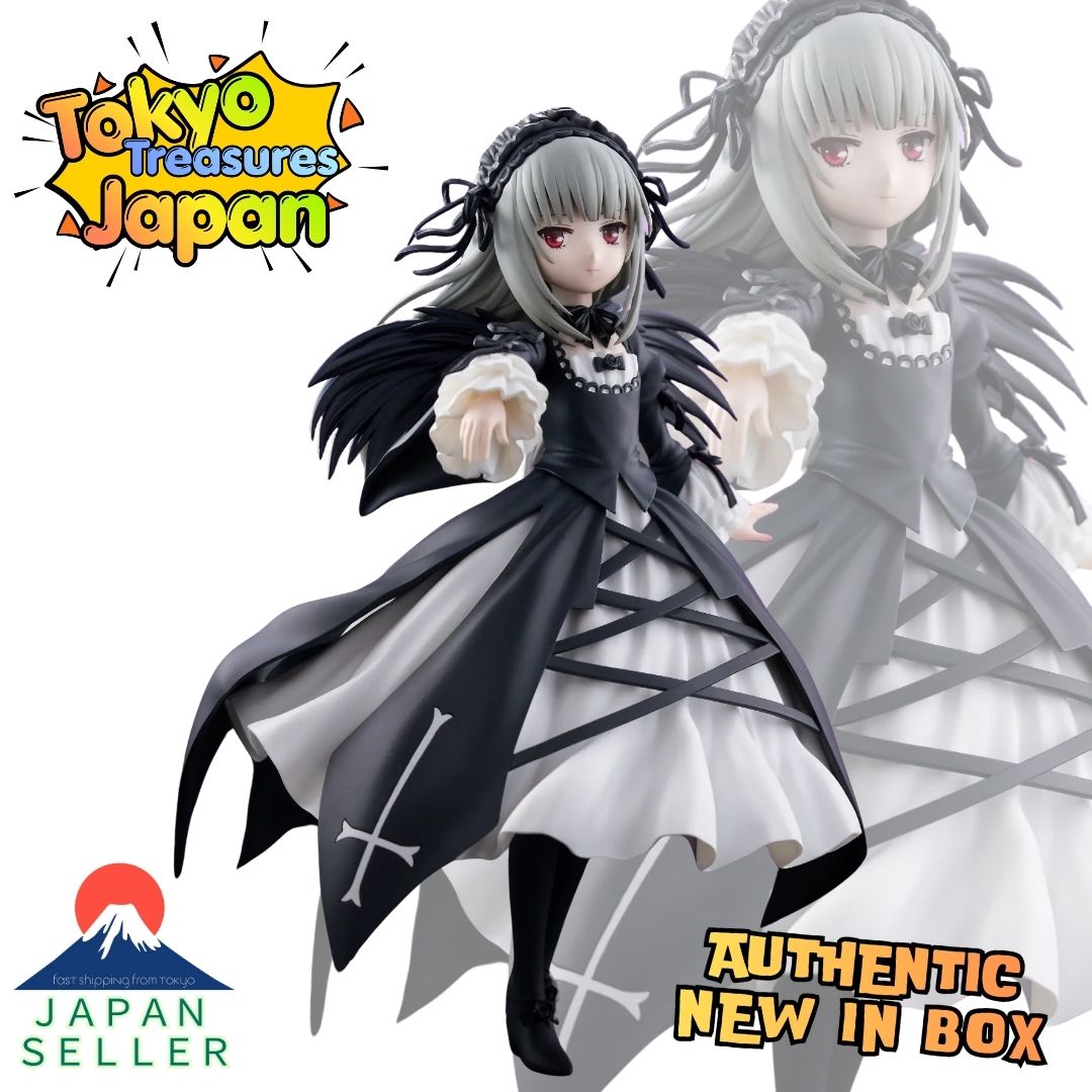 Rozen Maiden Trio-Try-iT Figure: Suigintou Authentic Japanese FuRyu