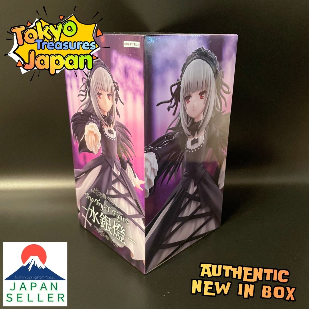 Rozen Maiden Trio-Try-iT Figure: Suigintou Authentic Japanese FuRyu