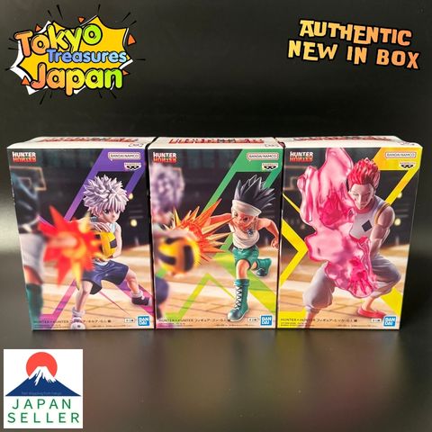 HUNTER×HUNTER Figures-Gon, Killua, Hisoka-G.I. Arc [Set of 3] Authentic Japan Banpresto