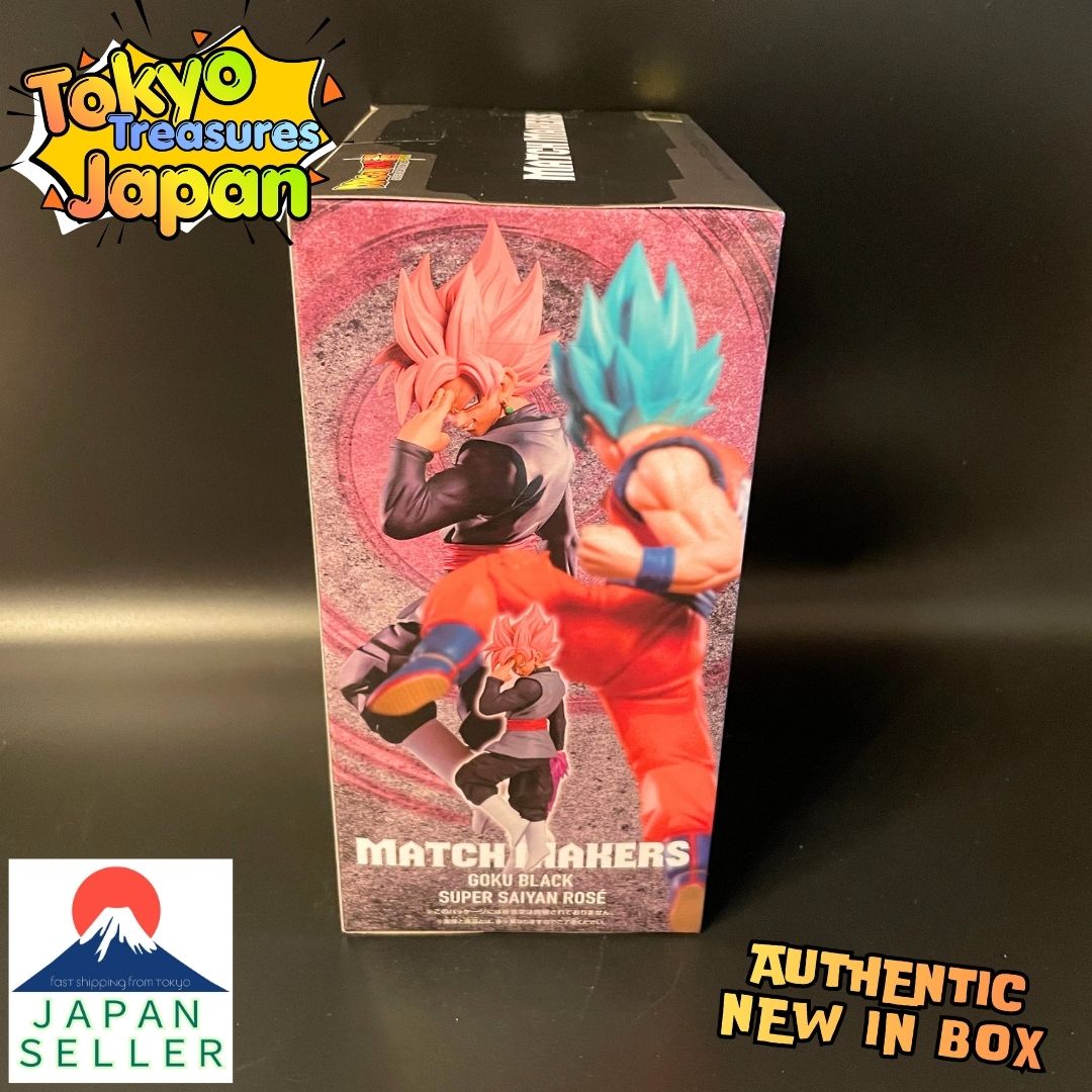 Dragon Ball Super MATCH MAKERS: Goku Black (Super Saiyan Rosé) vs. Son Goku