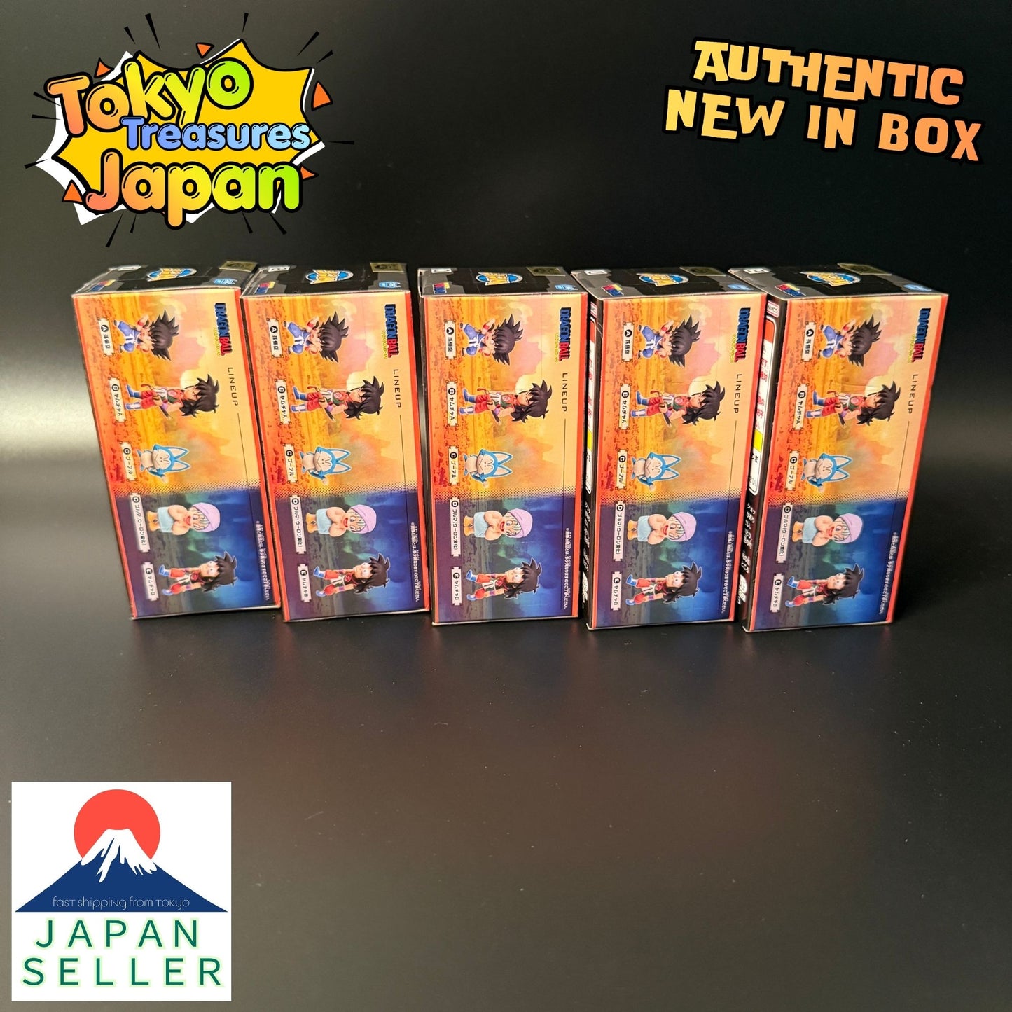 Dragon Ball World Collectable Figure-Childhood Arc3-(Complete Set of 5 Types)