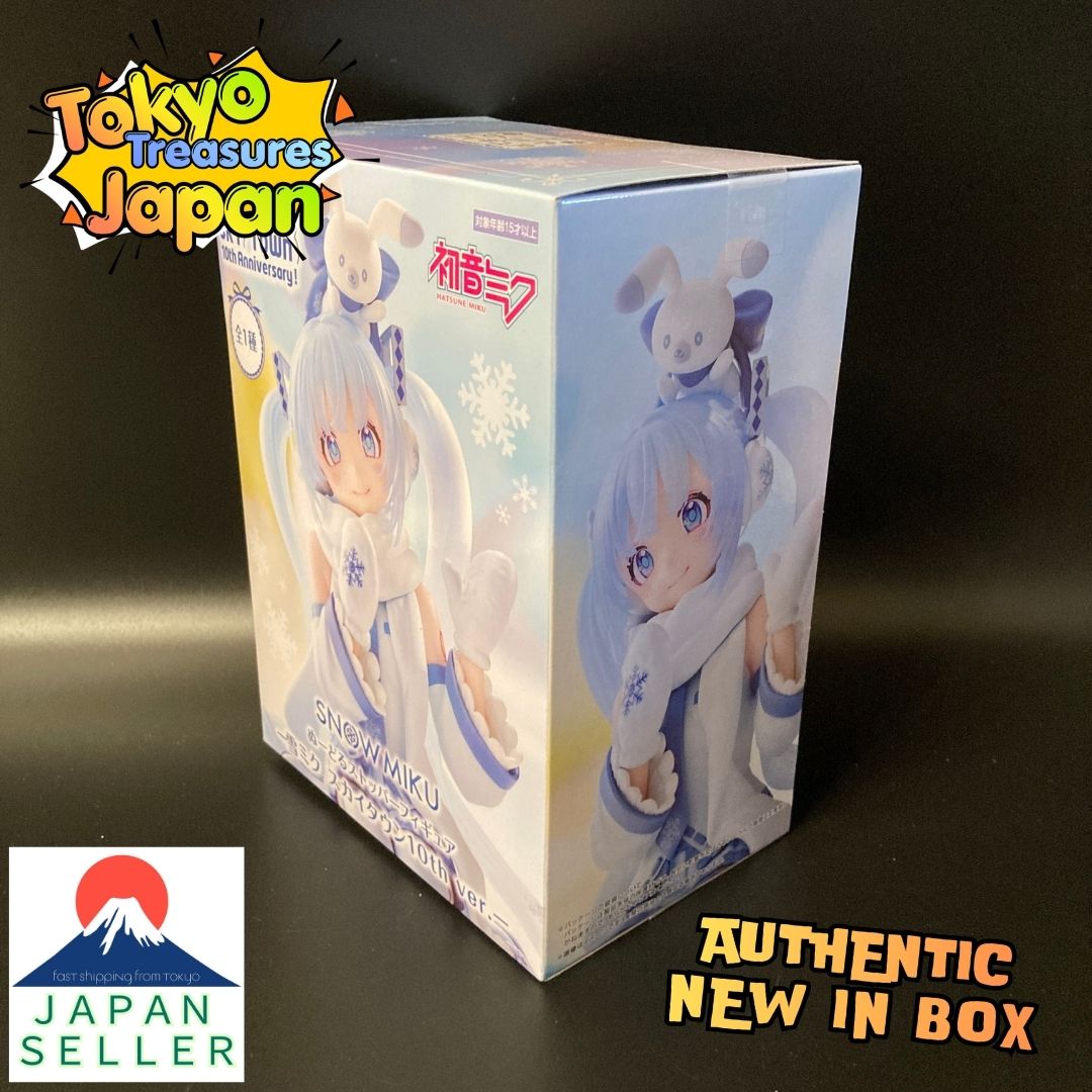 Noodle Stopper Figure Snow Miku Sky Town 10th ver.Official Authentic Japan Taito