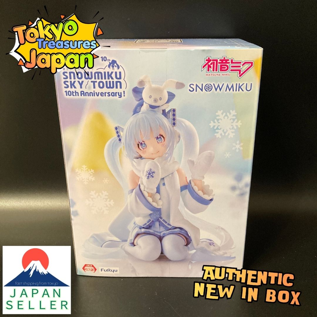 Noodle Stopper Figure Snow Miku Sky Town 10th ver.Official Authentic Japan Taito