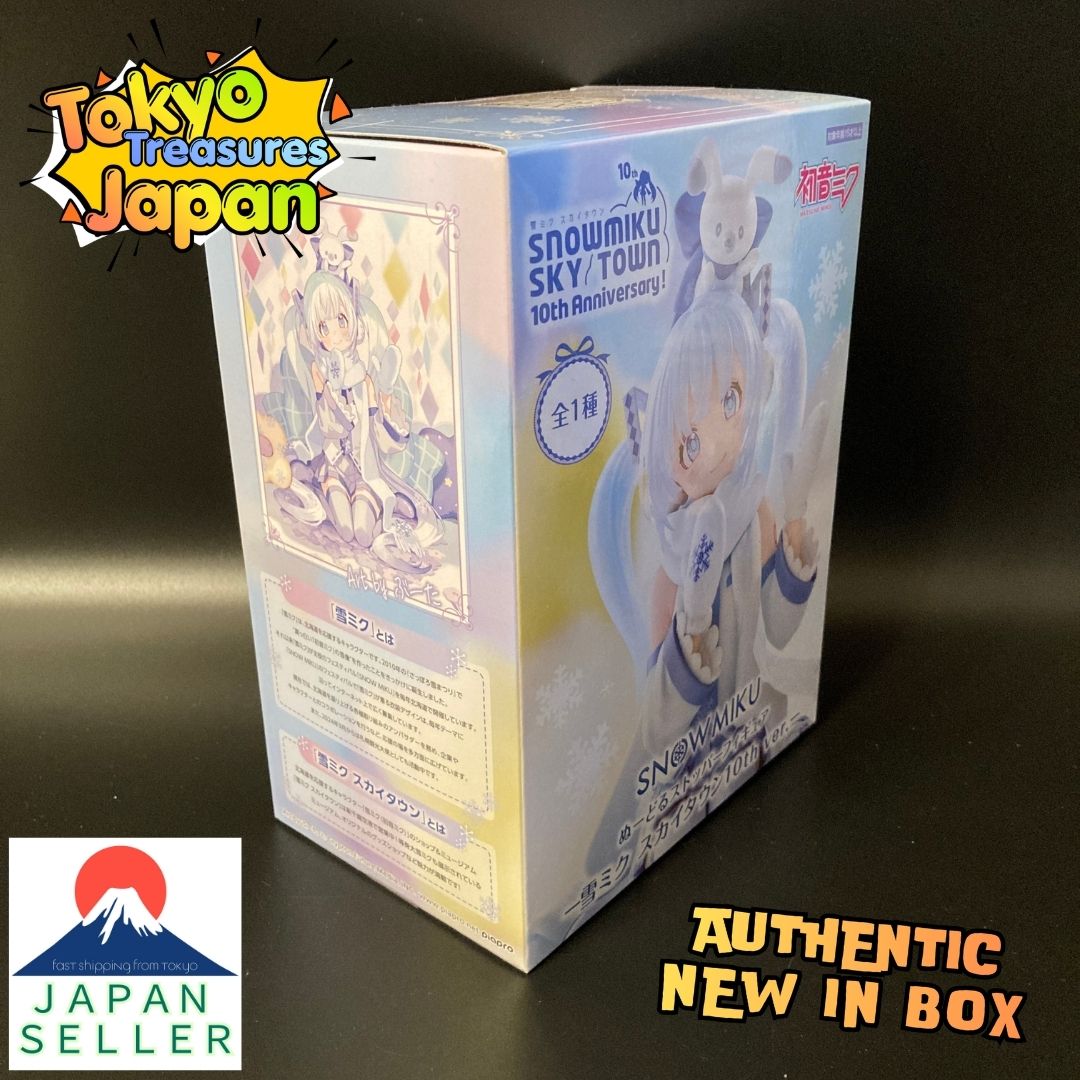 Noodle Stopper Figure Snow Miku Sky Town 10th ver.Official Authentic Japan Taito